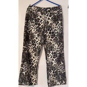 Aelfric Eden Leopard Jeans Size 34 Unisex Sizing Wide Leg